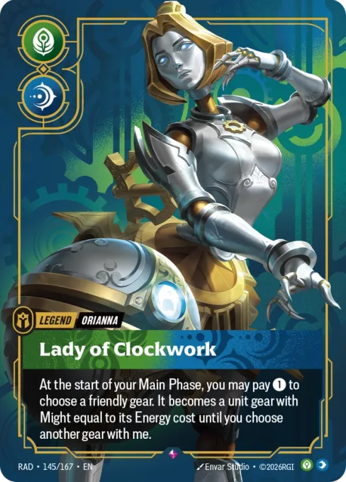 Orianna, Lady of Clockwork, RAD-145/167