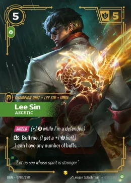Lee Sin - Ascetic (Alternate Art)