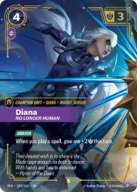 Diana, No Longer Human