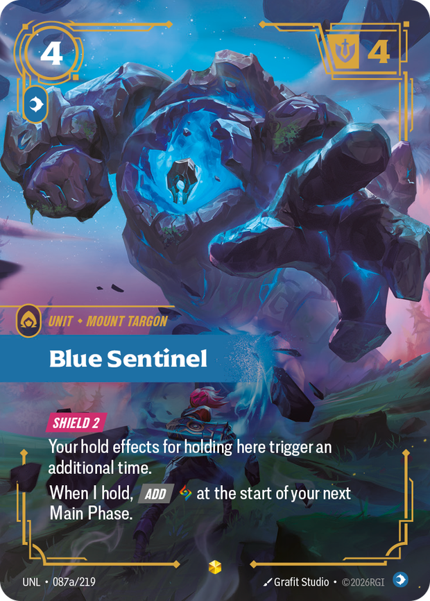 Blue Sentinel (Alternate Art)