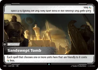 Sandswept Tomb — Riftbound card VEN 164