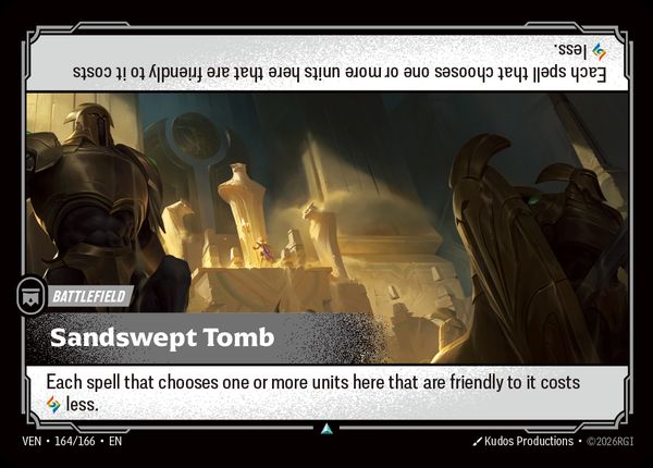 Sandswept Tomb — Riftbound card