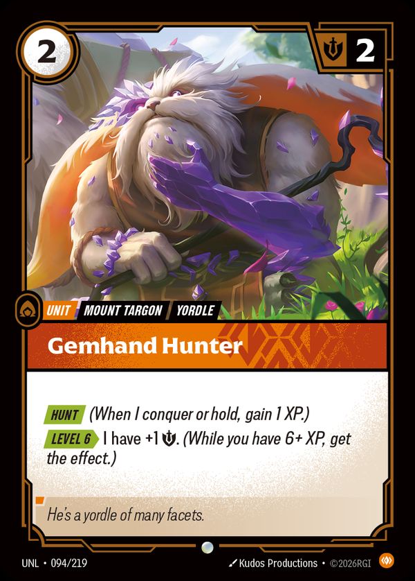 Gemhand Hunter — Riftbound card