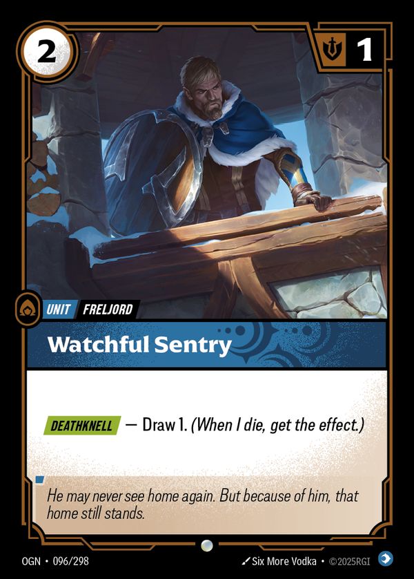 Watchful Sentry — Riftbound card