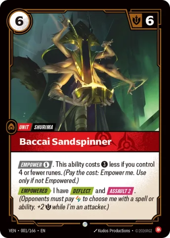 Baccai Sandspinner · VEN-001/166