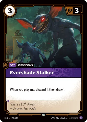 Evershade Stalker · UNL-123/219
