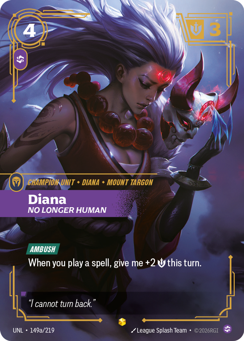 Diana, No Longer Human (Alternate Art)