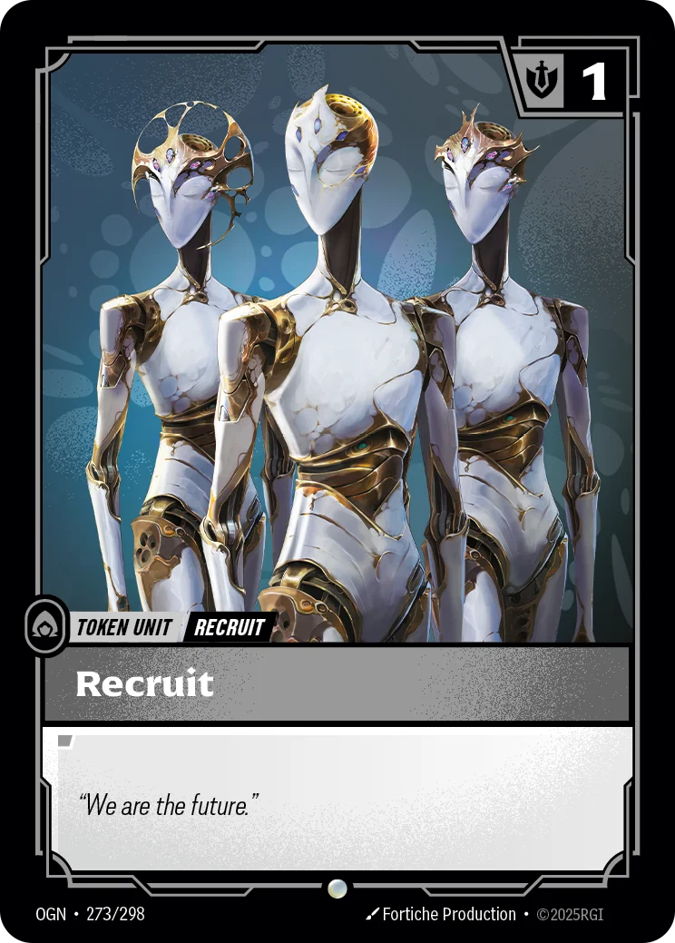 Recruit (273) // Buff, Origins #273, art by Fortiche Production