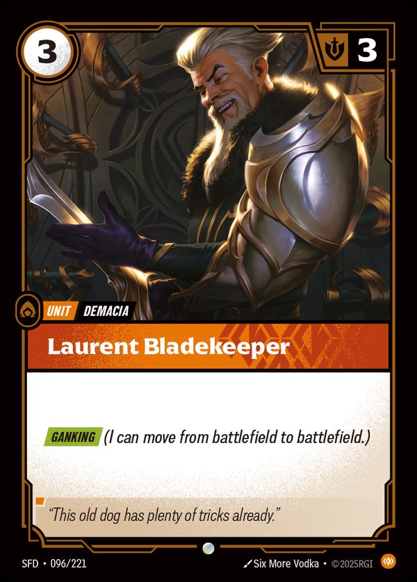 Laurent Bladekeeper — Riftbound card