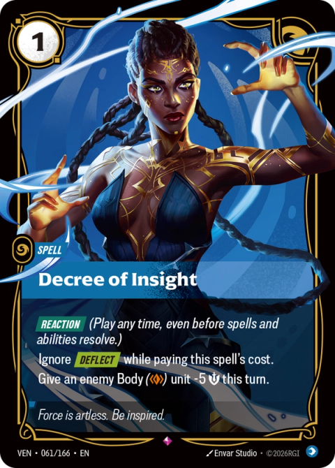 Decree of Insight — Vendetta #061, art by Envar Studio