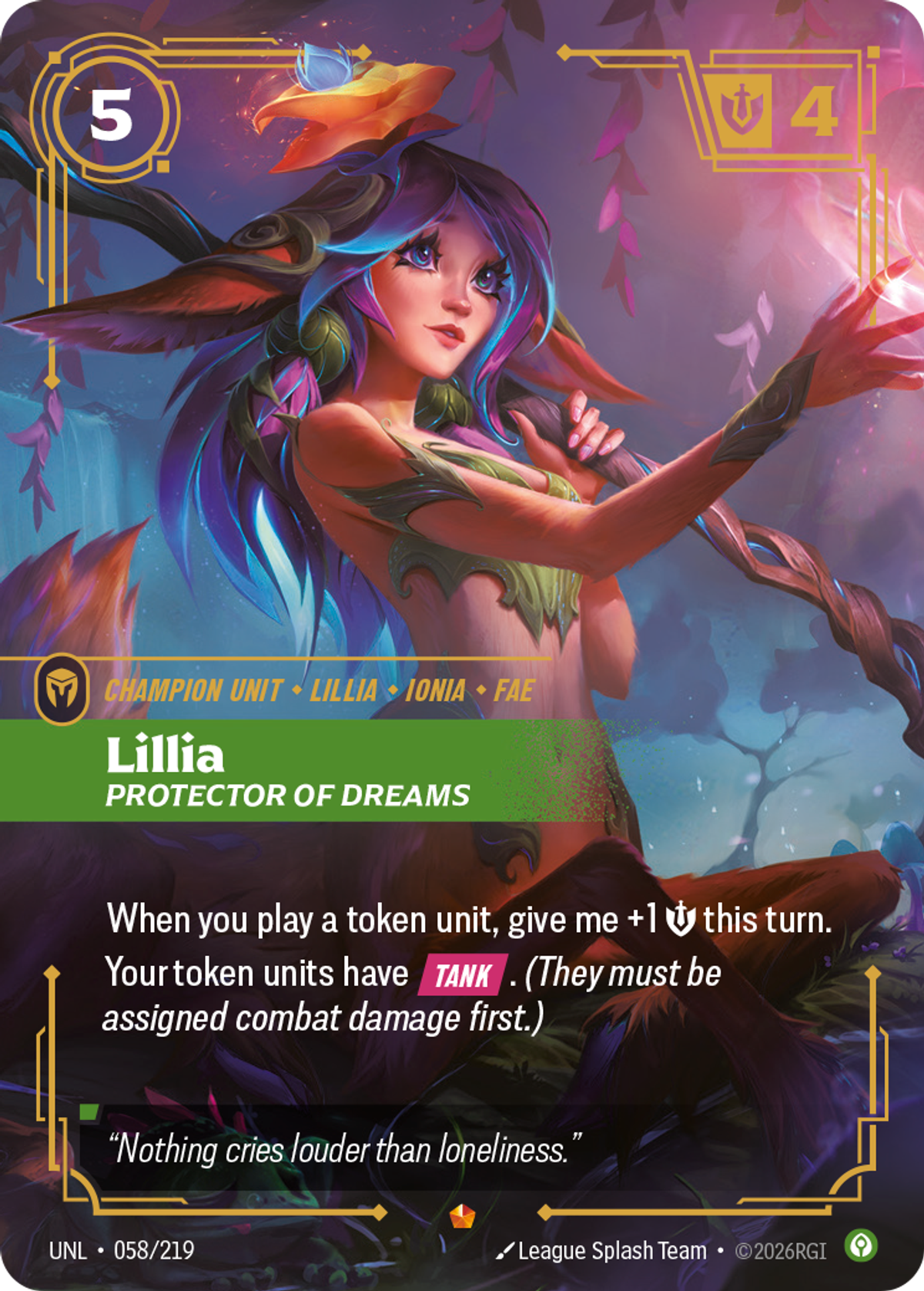 Lillia, Protector of Dreams