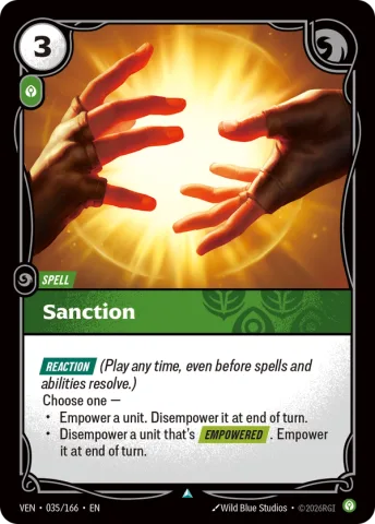 Sanction · VEN-035/166