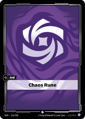 Riftbound Rune: Chaos Rune.