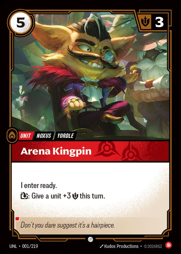 Arena Kingpin — Riftbound card