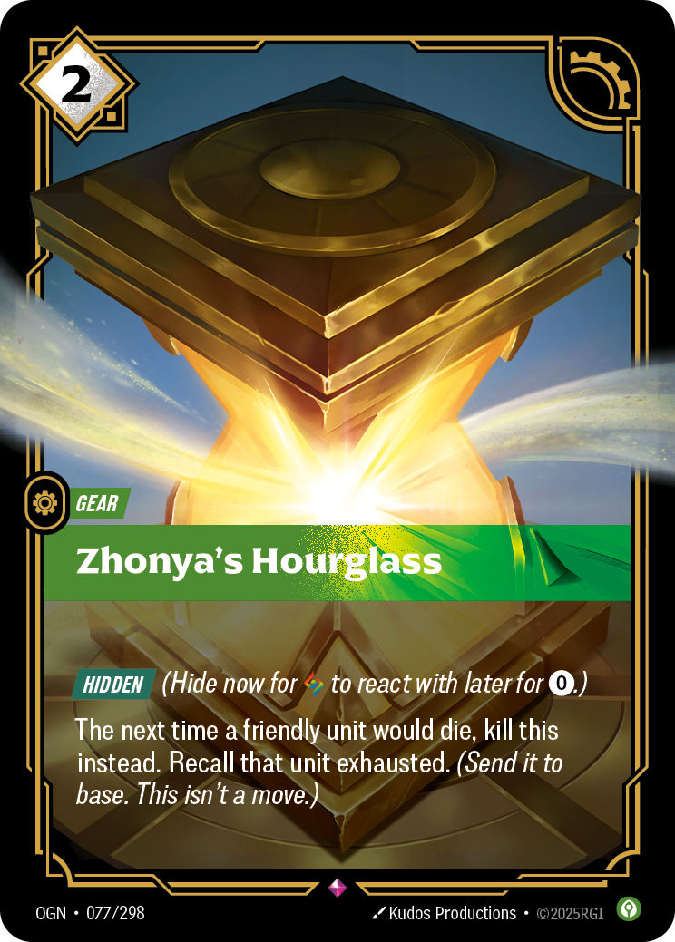 Sablier de Zhonya