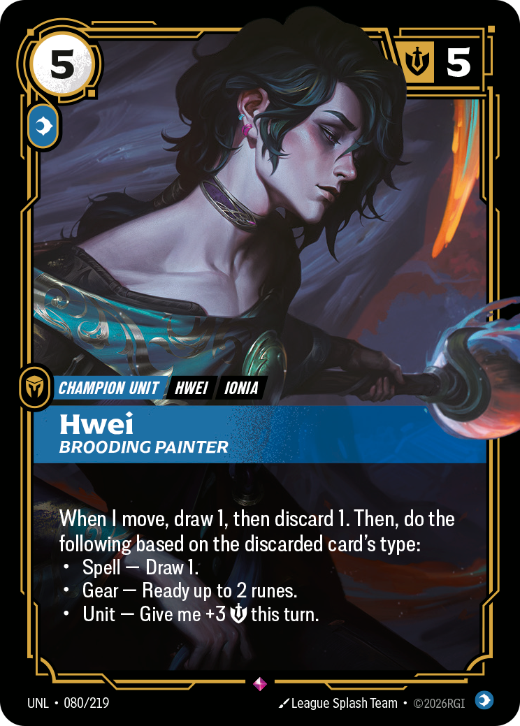 Hwei, Brooding Painter