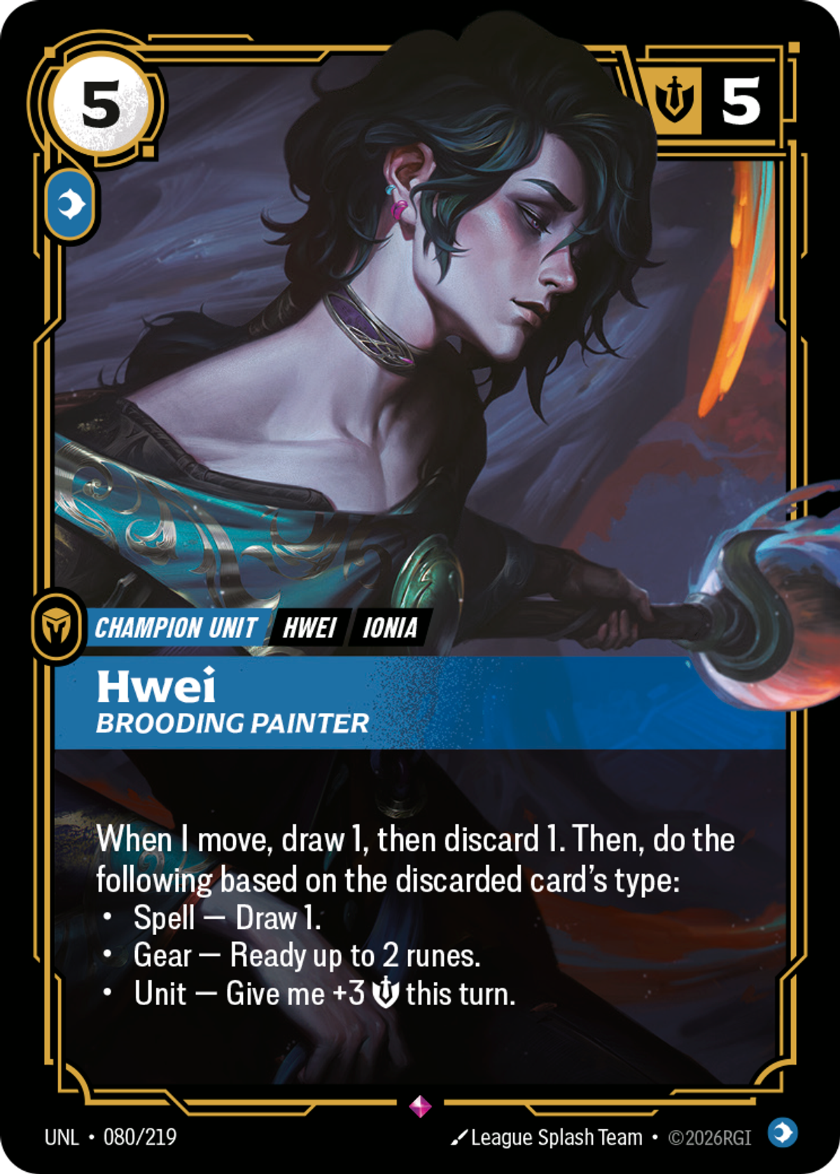 Hwei, Brooding Painter