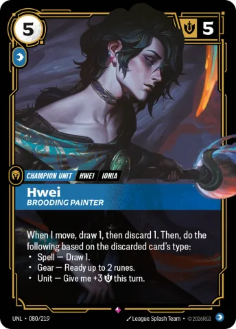 Hwei, Brooding Painter · UNL-080/219
