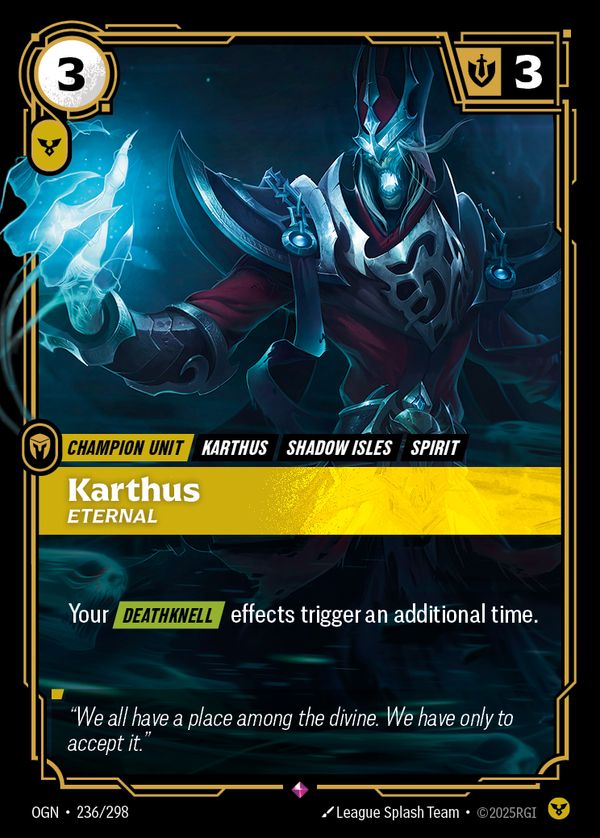 Karthus, Eternal — Riftbound card