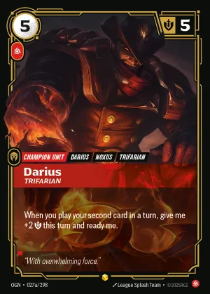 Darius - Trifarian (Alternate Art)