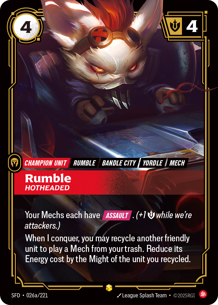 Rumble - Fougueux