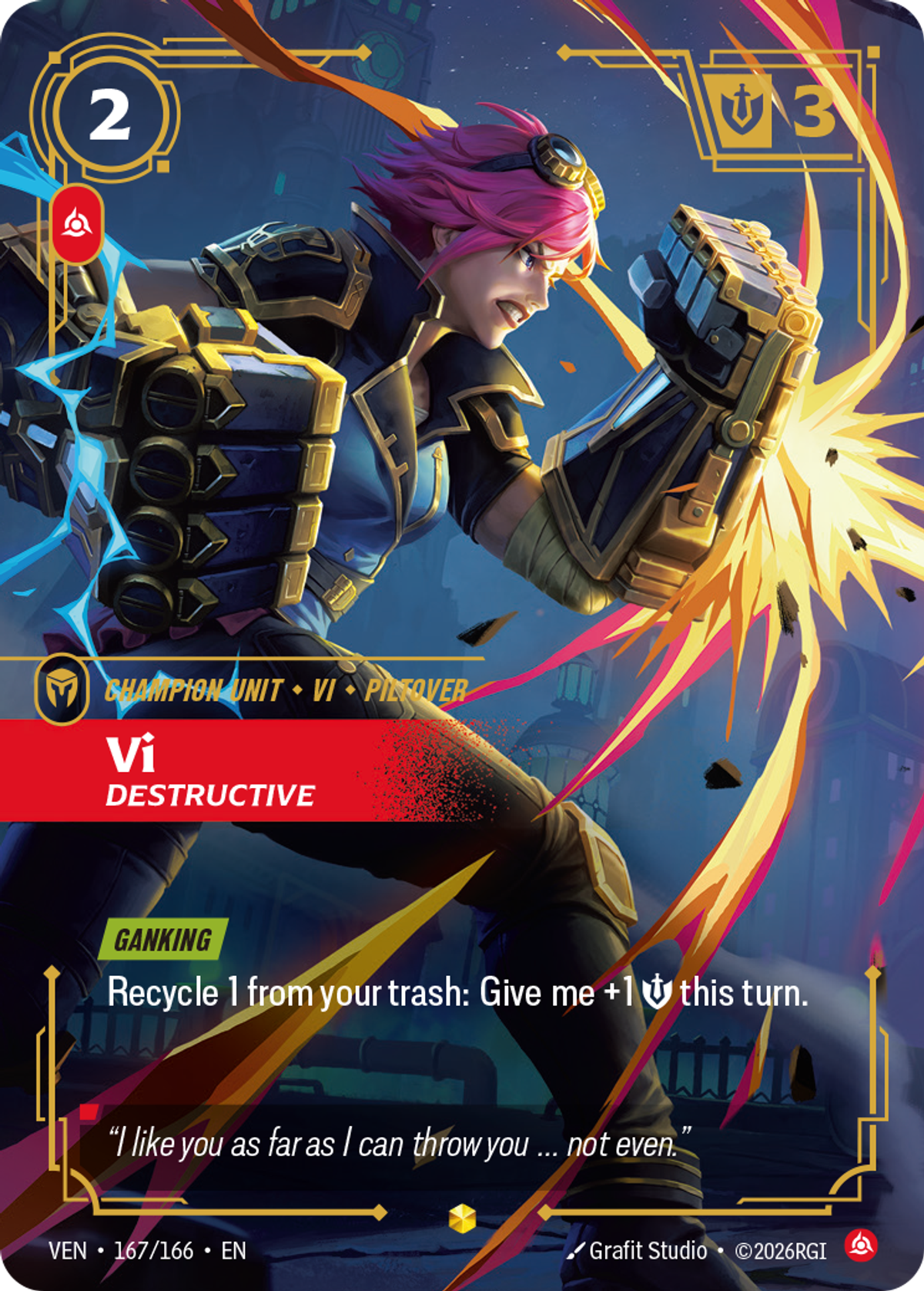 Vi, Destructive