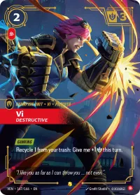Vi, Destructive