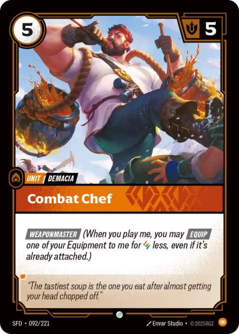 Combat Chef SFD-092 영어판 카드 이미지