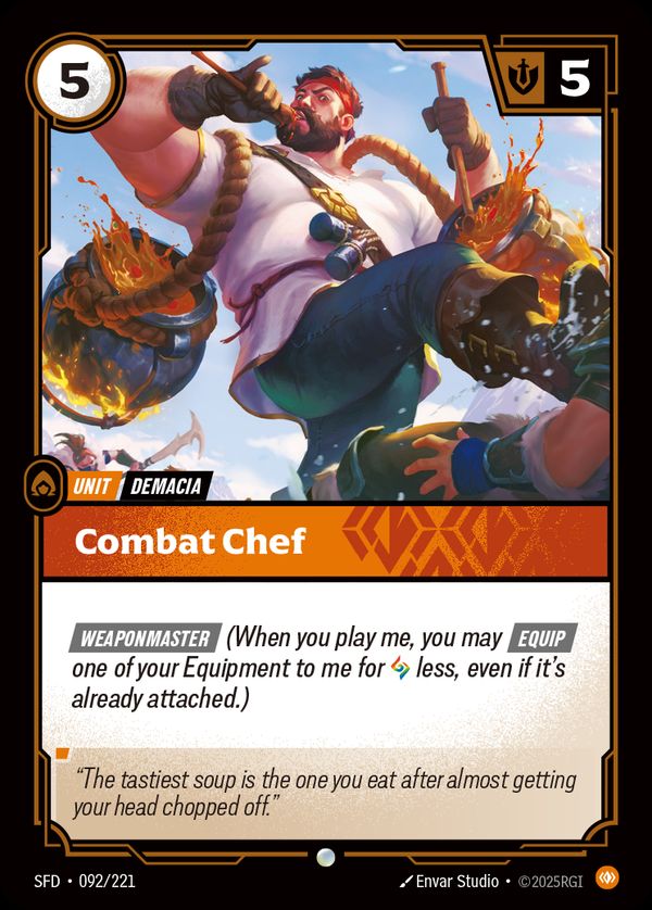 Combat Chef — Riftbound card