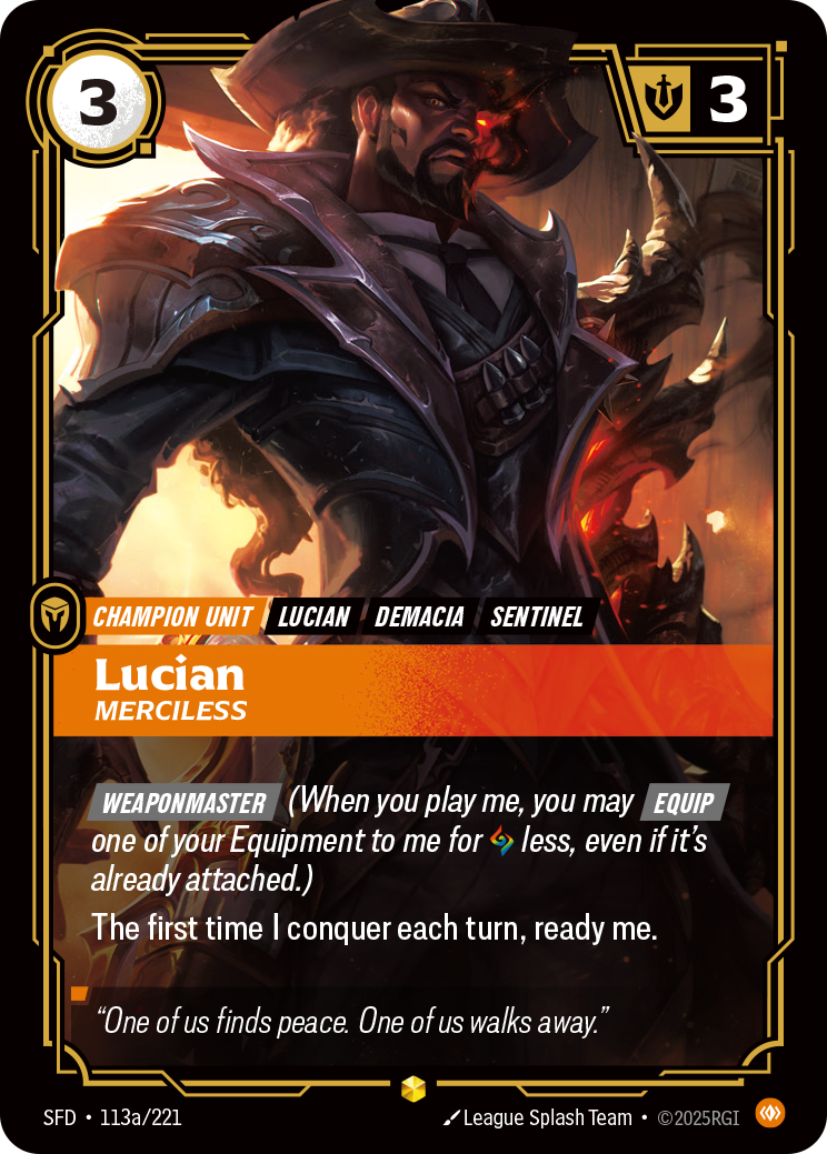 Lucian - Impitoyable