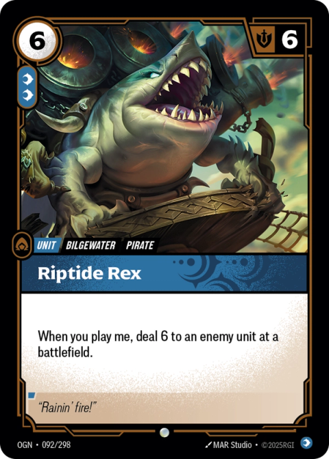 Riptide Rex — Origins #092, art by MAR Studio