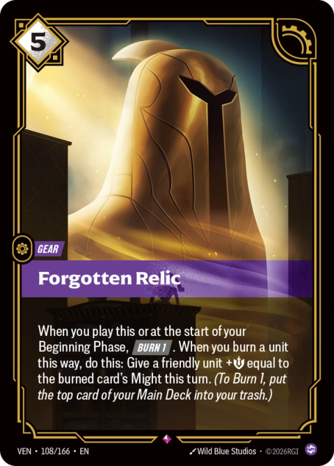 Forgotten Relic — Vendetta #108, art by Wild Blue Studios