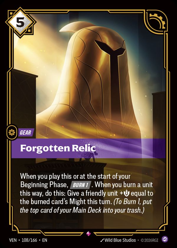 Forgotten Relic — Riftbound card