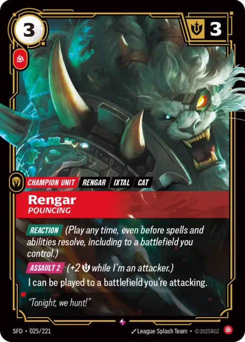 Rengar, Pouncing, SFD-025/221