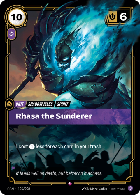 Rhasa the Sunderer — Origins #195, art by Six More Vodka