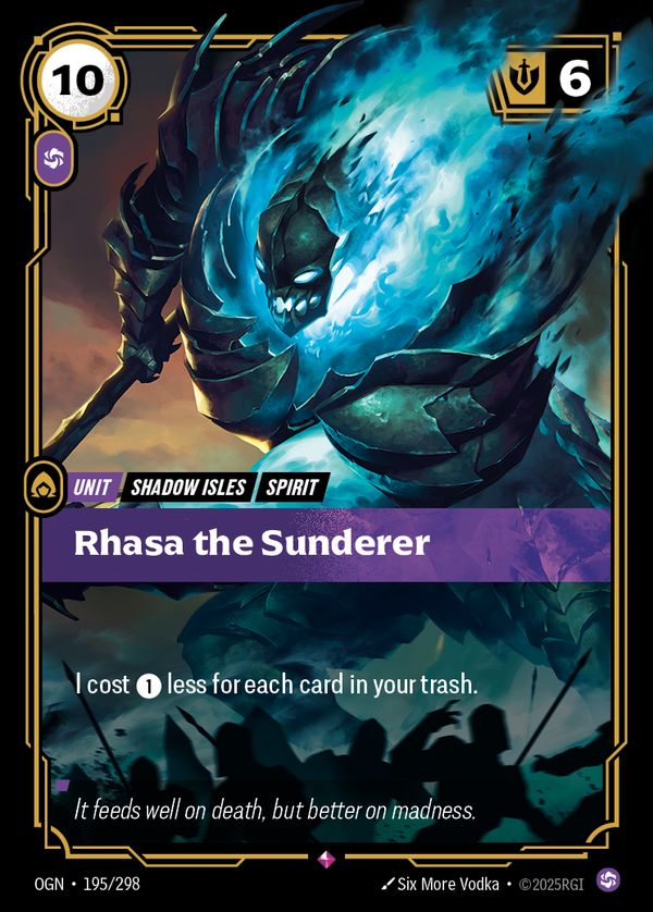 Rhasa the Sunderer — Riftbound card