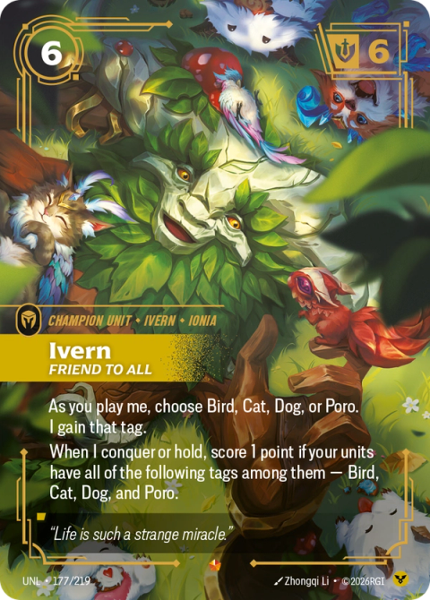 Ivern - Friend to All — Unleashed #177, art by Zhongqi Li