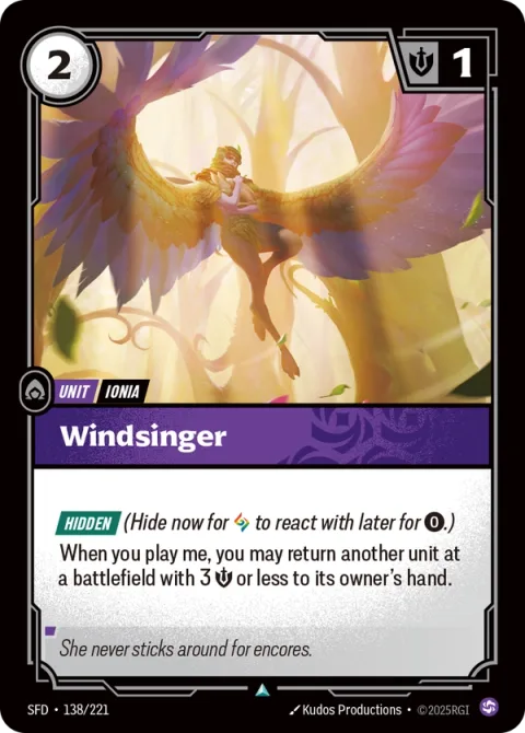 Windsinger SFD-138 영어판 카드 이미지
