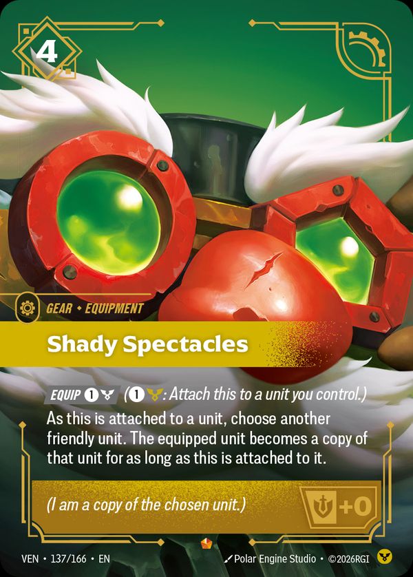 Shady Spectacles — Riftbound card