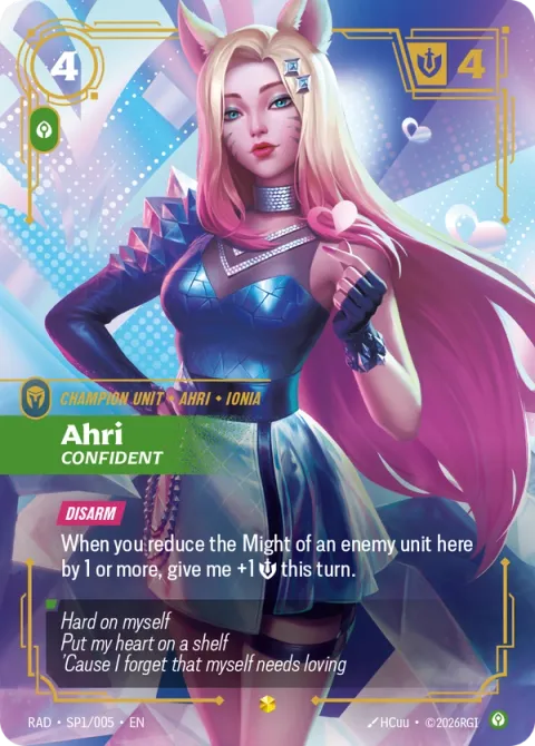 Ahri, Confident