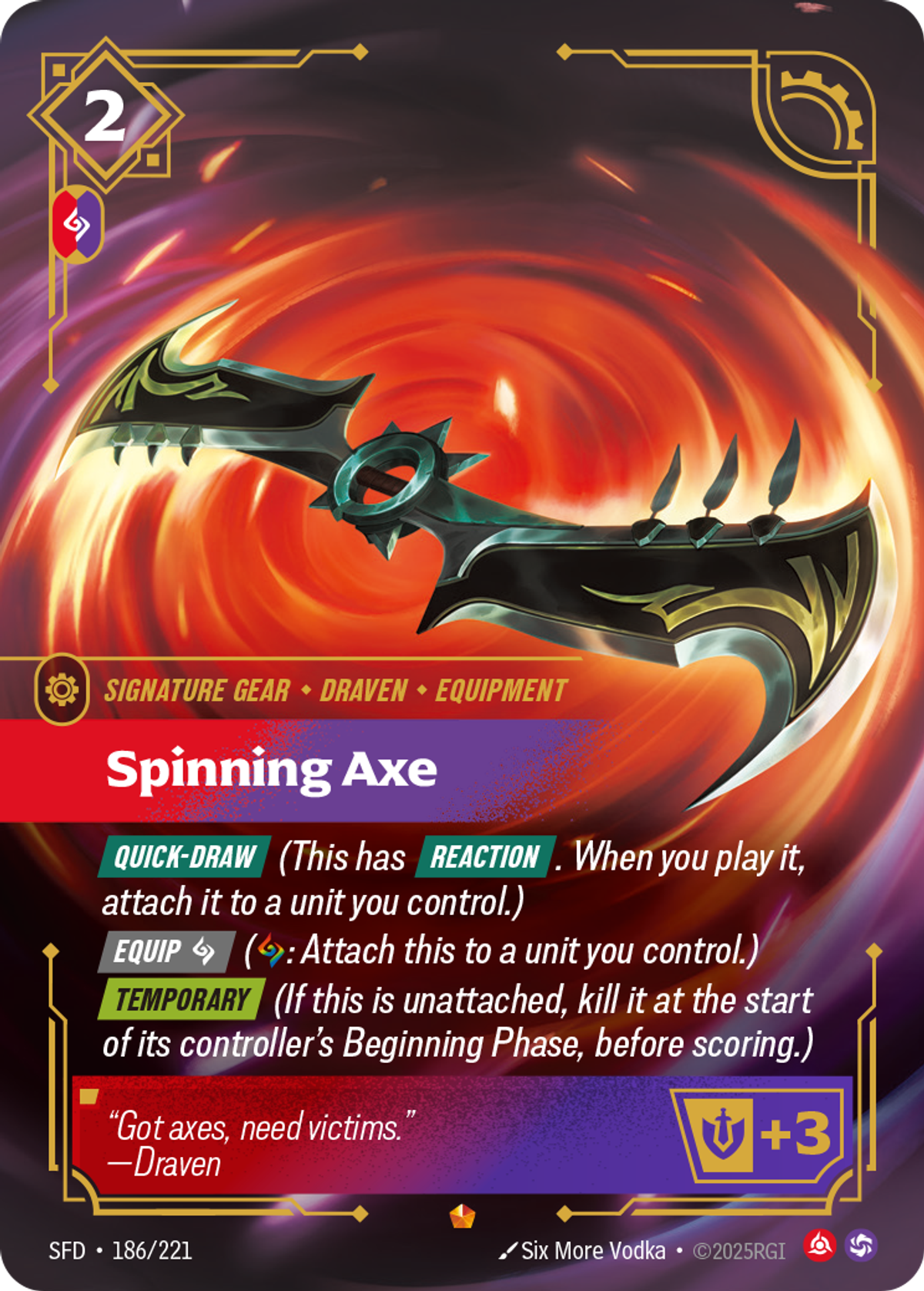 Spinning Axe