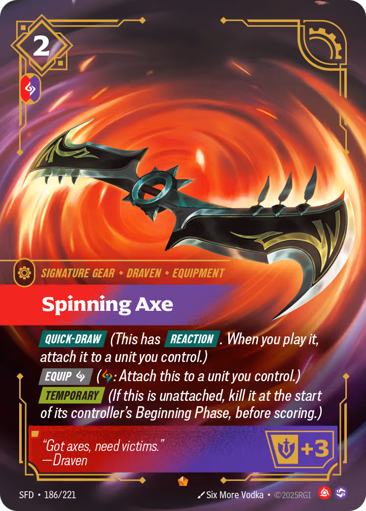 Spinning Axe