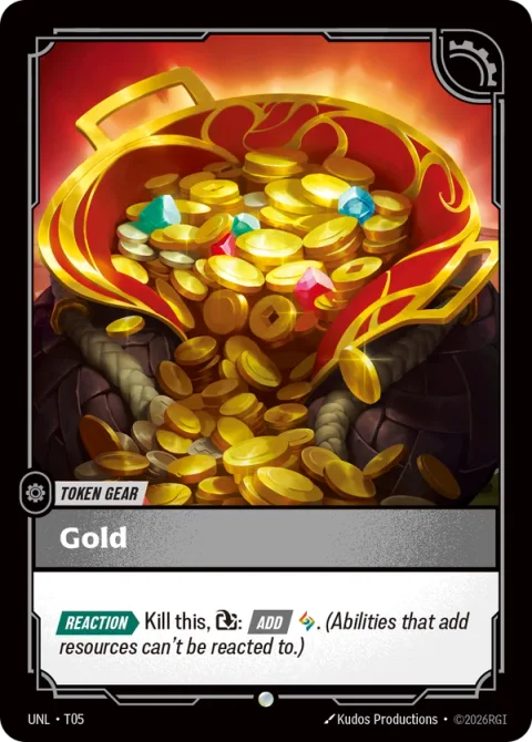 Gold UNL-T05 영어판 카드 이미지