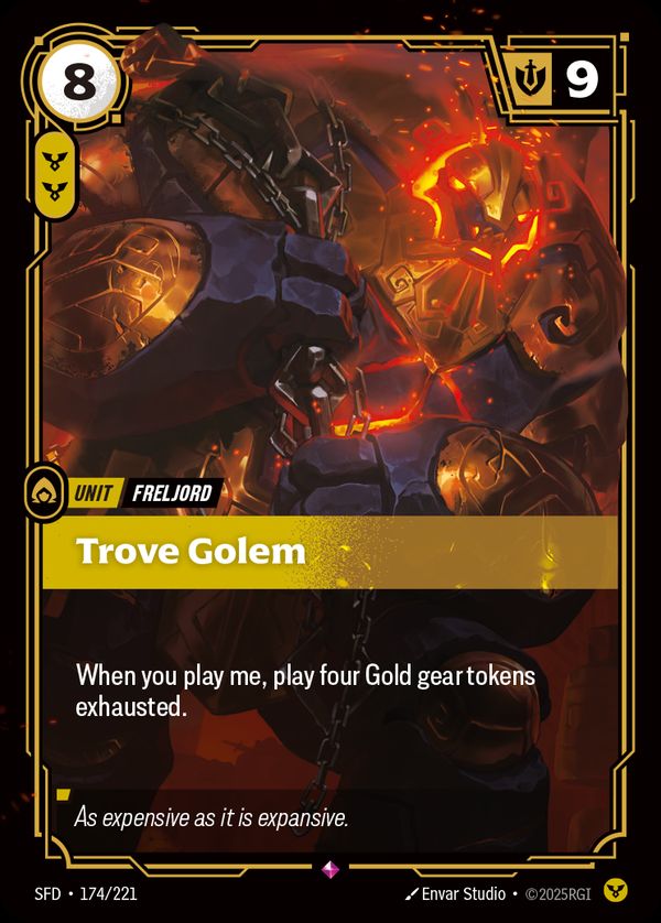Trove Golem — Riftbound card