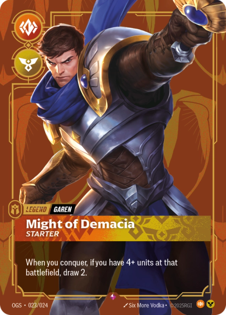 Legend Garen, Might of Demacia — Garen Midrange deck by Noobvengador at RQ Utrecht