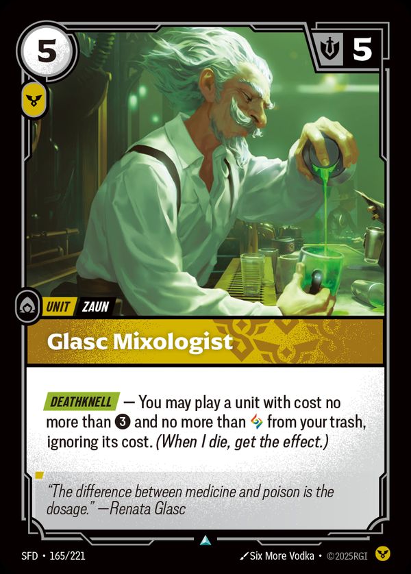 Glasc Mixologist — Riftbound card