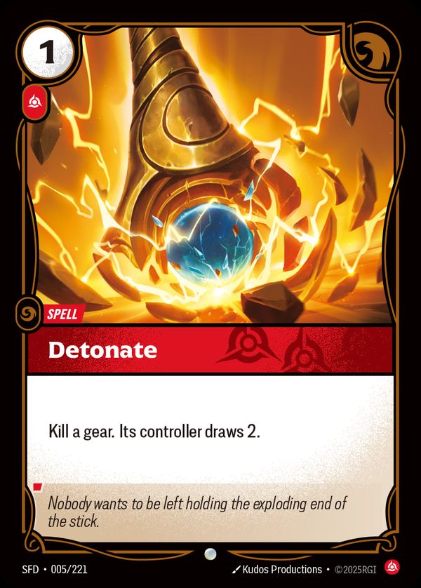 Detonate — Riftbound card