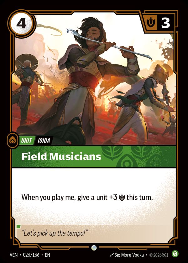 Field Musicians — Riftbound card