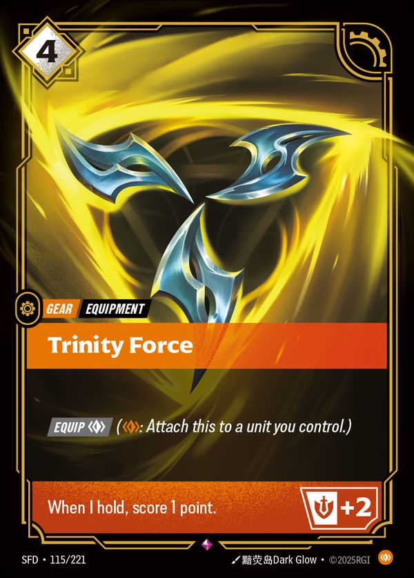 Trinity Force — Riftbound card