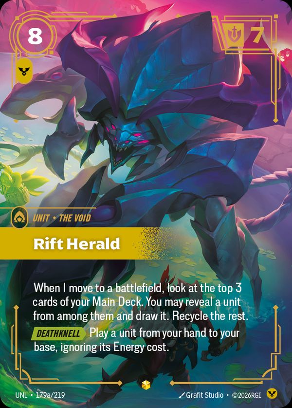 Rift Herald (Alternate Art) — Riftbound card